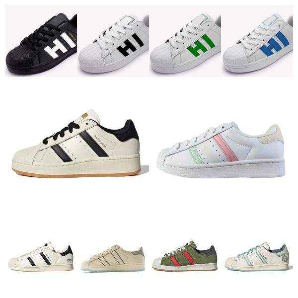 Designer de luxe dames zapatos hommes hommes décontractés chaussures superstar original smith smith femme confortable appartements