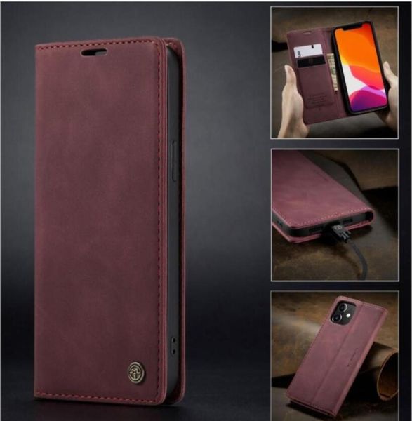 Funda tipo billetera de cuero de diseñador de lujo para iPhone 11 12 13 PRO X XR XS MAX Contraportada Samsung Galaxy S20 ULTRA NOTA 10 S9 S10 h1252082