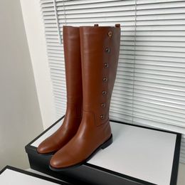 Designer de luxe en cuir femmes bottes Desert Boot cuirs véritables grossiers chaussures de créateurs d'hiver plate-forme bottes hautes