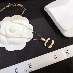 Carta de diseño de lujo Collar colgante de otoño Familia caliente Regalo para mujer Collar romántico Joyería de regalo de regalo Long Chain