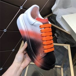 Designer de luxe homme chaussures de sport femmes Graffiti espadrilles appartements plate-forme chaussure surdimensionné baskets de luxe espadrille baskets à semelle plate