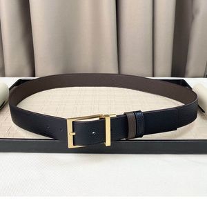 Designer de luxe Hommes Ceinture Boucle d'aiguille Mode Véritable Cuir Réversible Hommes Femmes Ceintures pour homme Classique Largeur 3,5 cm Jeans Costume Accessoires avec boîte