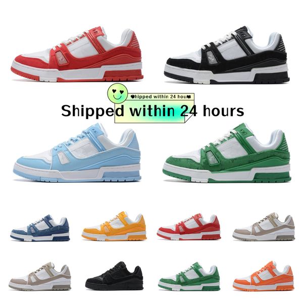 Diseñador de lujo Hombres Causal Zapatos Moda Mujer Cuero con cordones Plataforma Rojo azul para hombre para mujer Terciopelo de lujo suedeSneakers Zapatos de baloncesto