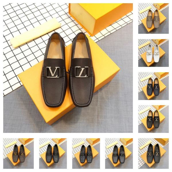 Designer de luxe hommes mocassins chaussures jaune bleu orange mocassins chaussures italiennes sans lacet hommes chaussures habillées original mâle bureau fête mariage lecteur chaussures décontractées taille 6.5-12