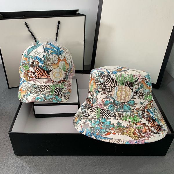 Chapeau de seau de luxe pour hommes, chapeau d'été, Style imprimé, casquette de soleil à la mode, casquettes de Baseball de voyage