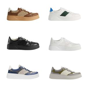 Designer dames heren casual schoenen Platformzool Mode lederen sneakers Platte paar schoenen Hoge kwaliteit hardloopschoenen Designer schoenveterdoos voor zowel mannen als vrouwen