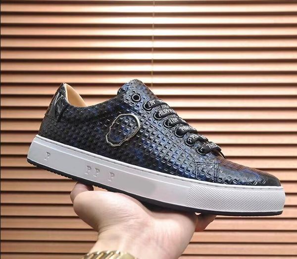 Zapatos de tibias cruzadas de diseñador de lujo para hombre, zapatos de vestir informales con estampado de piel de serpiente marrón y negro, zapatos de cuero con punta estrecha y cordones para hombre