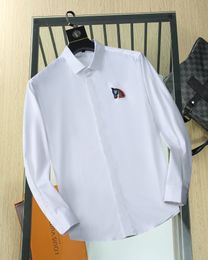 Luxe Designer Heren Jurk Mouw Shirts Top Kwaliteit Mode Nieuwe Casablanca Zomer Casual Print Shirt Heren Slanke Shirt met Lange Mouwen A16