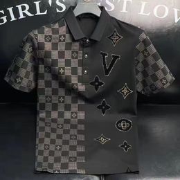 Designer de luxe T-shirts pour hommes vêtements polos chemises hommes t-shirts à manches courtes London New York Chicago Polop Shirt Asian Size M-5xl