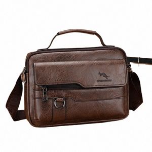 Bolso de hombro de diseñador de lujo para hombre, bolsos de cuero para hombre, bolso grande con cremallera, bolso de viaje para tableta, bolso de mano para tableta PC j48V #