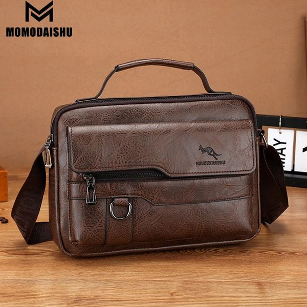 Diseñador de lujo Hombres bolsos para el hombro Bolsos de cuero masculino para hombres grandes Messenger Messenger Viaje Tote PC 240415