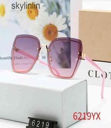 Luxe designer heren zonnebrillen merken voor dames heren Ms Street Po polariserende frameloze rij-anker toont dunne mode8901467