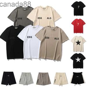 Luxe Designer Heren t-shirts Dames T-shirt Shirt en shorts Mannen Casual bedrukte sport-t-shirts High Street Losse korte mouwen End Ess Tee ZFY2