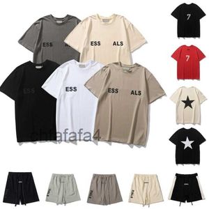 Diseñador de lujo Camisetas para hombre Camiseta para mujer Camisa y pantalones cortos Hombres Casual Impreso Camisetas deportivas High Street Loose Short Sleev End Ess Tee QU1U QU1U AM65 DLOG