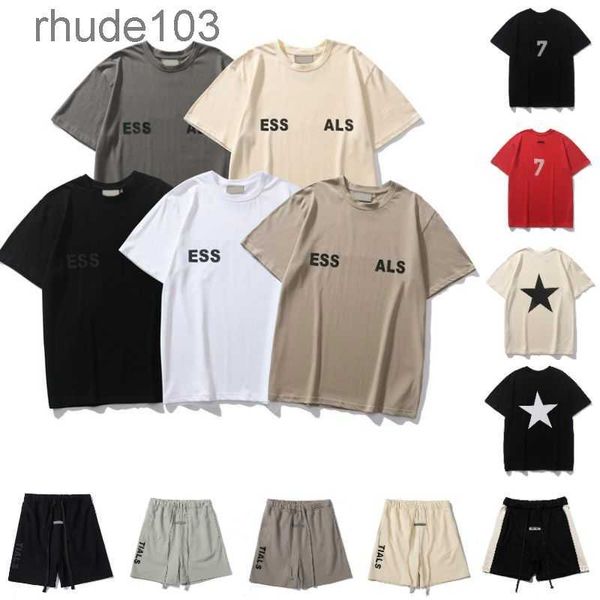 Designer de luxe Hommes T-shirts Femmes Tshirt Chemise et shorts Hommes Casual Sports imprimés T-shirts High Street Loose Short Sleev End Ess Tee IKPC