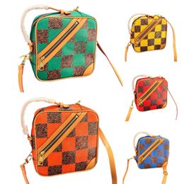 Designer de luxe mini sac hommes femmes sac à bandoulière sacs à bandoulière camouflage camo sac à main en cuir sac de téléphone sacs à bandoulière avec boîte