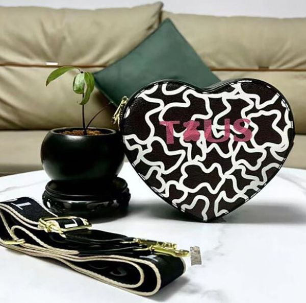 Designer de luxe mini sac à bandoulière portefeuille fourre-tout en forme de coeur amour sac à bandoulière mini chaînes sacs à main d'épaule porte-monnaie sac cosmétique