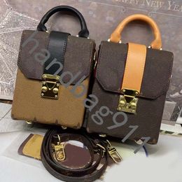 Luxe ontwerper mini -telefoontas Crossbody tas dames handtas mode tas afneembare schouderband met verstelbare lengte dame schoudertas met handvat