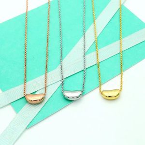 Luxe designer ketting kawaii hart ketting liefde 18k gouden ketting 3 kleuren ontwerper Jowery dames meisje verjaardag cadeau luxe merk gratis verzending