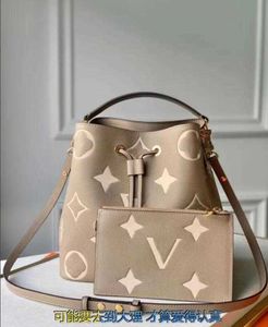 luxe ontwerper neonoe emmer handtassen mode louiseits dames tassen Viutonits oude bloem portemonnees dames merken echt lederen schouder crossbody tas m44022