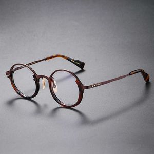 Designer de luxe nouvelles lunettes de soleil pour hommes et femmes 20% de réduction sur les lunettes en titane pur japonais Masahiro Maruyama même style 0053 lunettes à grande monture
