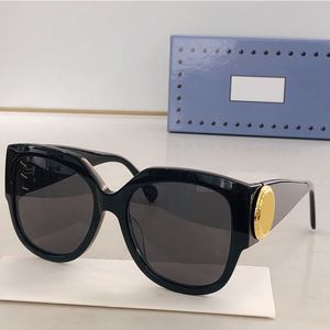 Diseñador de lujo Gafas de sol cuadradas de gran tamaño 1407 Mujeres Clásico Popular Marco grande Gafas de sol A prueba de rayos UV Marca de alta calidad Marca de regulación vintage Sombras luneta