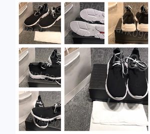 Zapatos de diseñador de lujo charol Triángulo derecho mujer Zapatillas de deporte Precio al por mayor Cueros genuinos Lona negra Trainers3 con bolsa para el polvo tamaño 35-41