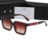 Designer de luxo PD Óculos de sol 2022 Moda Men's Sunglasses Mirror Classic Large Frame Retro Fotografia de rua Mulheres Viagem de óculos de sol UV400 Caixa preta
