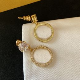 Luxe designer parel diamanten oorbellen met klassieke stijl, hoogwaardige en hoogwaardige sieraden, feest-, bruilofts- en bruidgeschenken