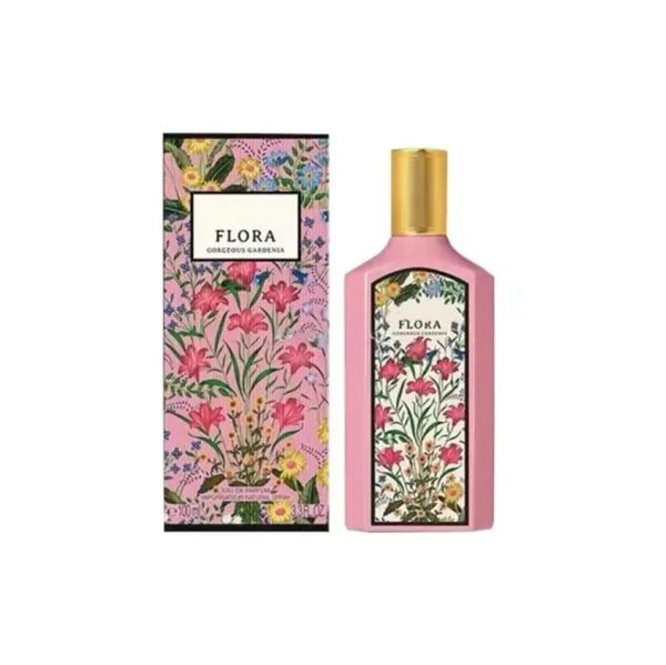 Parfums de créateurs de luxe Flora Parfum magnifique Gardenia Magnolia Parfum pour femme Jasmin 100 ml Odeur longue durée Bonne pulvérisation 53