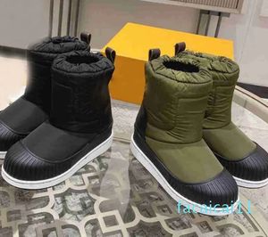 Luxe Designer Polar Flat Half Boots Enkel Sneeuw Slip-on Outdoor Boot Snowboard Skischoenen Platformzool Martin Winter Sneakers