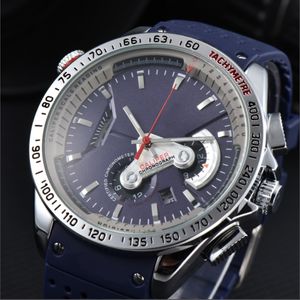 Luxe designer quartz horloge montre endurance pro avenger herenhorloges hoogwaardige rubberen band chronograaf polshorloge rubber siliconen