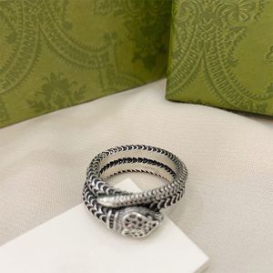 Luxe designer ring sieraden band ring dierenstijl bloem mode ringen heren dames feest verlovingsringen voor vrouwen 2202126D