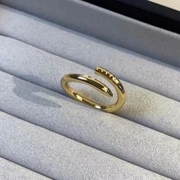 Luxe Designer Ring Dunne Nagelring Topkwaliteit Diamant Klassieke Ring Dames Heren Verguld 18k Klassiek Premium Zilver Goud Rose Goud dhgate