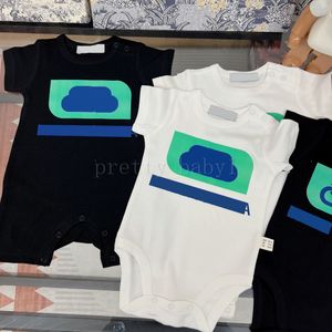 Mamelucos de diseñador de lujo para bebés recién nacidos, pantalones cortos para niños, monos con estampado de letras de marca de manga, ropa infantil de Boutique