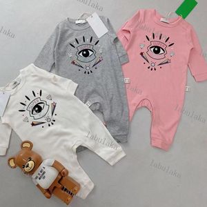 Diseñador de lujo Mamelucos mamelucos para jóvenes Venta al por menor Bebé recién nacido Pequeños monos de algodón finos monos de una sola pieza para niños pequeños ropa para niños tops marca