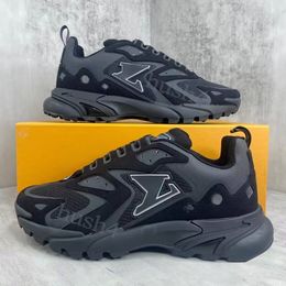 Diseñador de lujo Runner Tatic Zapatillas de deporte para hombre Nueva mezcla de tejido de malla Costuras de gamuza B22 Zapatillas de deporte casuales Zapatos para correr B25 al aire libre para hombre B30