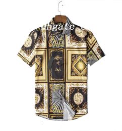 Camisa casual de negocios de diseñador de lujo, manga larga, rayas, camiseta social decorativa para hombre, estampado de moda Talla asiática M-3XL Tienda antigua Yiyefeichen 729861949