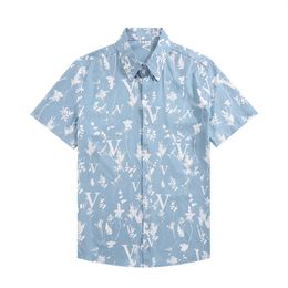 LUXE Designer Chemises Hommes Mode Tiger Bowling Chemise Hawaii Floral Chemises Décontractées Hommes Slim Fit À Manches Courtes Robe Chemise Hawaïenne m-3xl