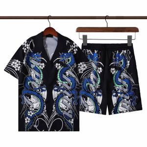 Chemises de créateurs de luxe pour hommes, chemise de bowling à imprimé géométrique, chemises décontractées à fleurs hawaïennes, coupe cintrée à manches courtes, variété