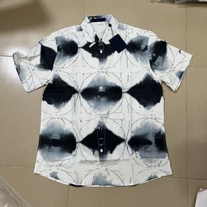 Designer de luxe Chemises Hommes Mode Géométrique imprimé classique chemise de bowling noir Hawaii Floral Chemises Décontractées Hommes Slim Fit À Manches Courtes SHIR Teess