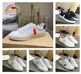 Luxury Designer Shoes Trainers Mens Vejaon Sneakers décontractés pour femmes Vejaas Français Brésil Shoe Life Life V Vingle Plateforme Organic Coton Flats Platform White
