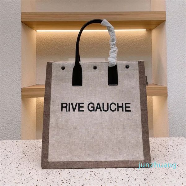 Sac de Shopping de luxe de styliste pour femmes, sac à main de rivière, sac de plage d'été, sac de voyage à bandoulière Oblique, sac de mode