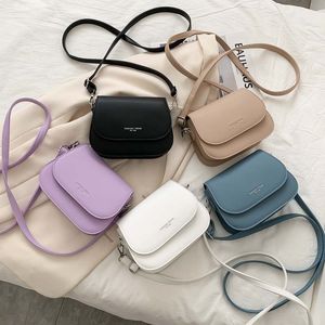 Luxe Designer Schoudertas Eenvoudige Messenger Bags Effen Kleur Veelzijdige Dames Handtas Mode Dames Handtassen Kleine Vierkante Bagss