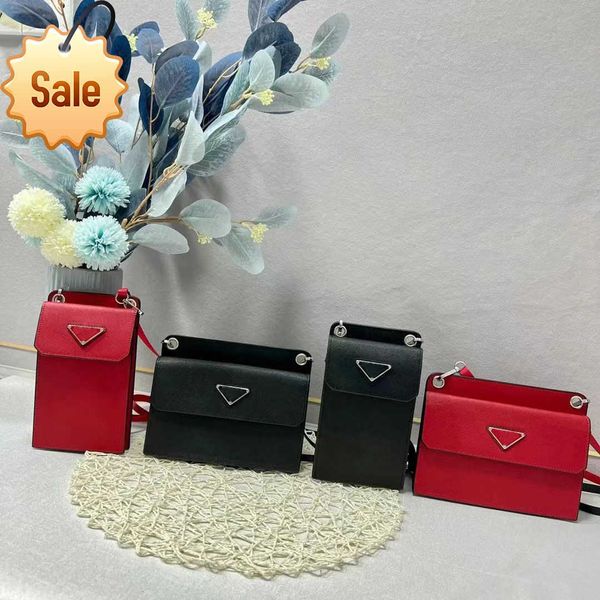 Bolsos de hombro de diseñador de lujo para mujer Versátil bolso cruzado para teléfono de piel de vaca a Messenger Mini Monedero Venta directa de fábrica