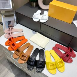 Luxe Designer Slippers Sunset Flat Comfort Muiltjes Gevoerde platte schoenen Zacht en modieus Gemakkelijk te dragen Stijlschoenen Casual Veelzijdig Gratis verzending Maat 35-42 met doos