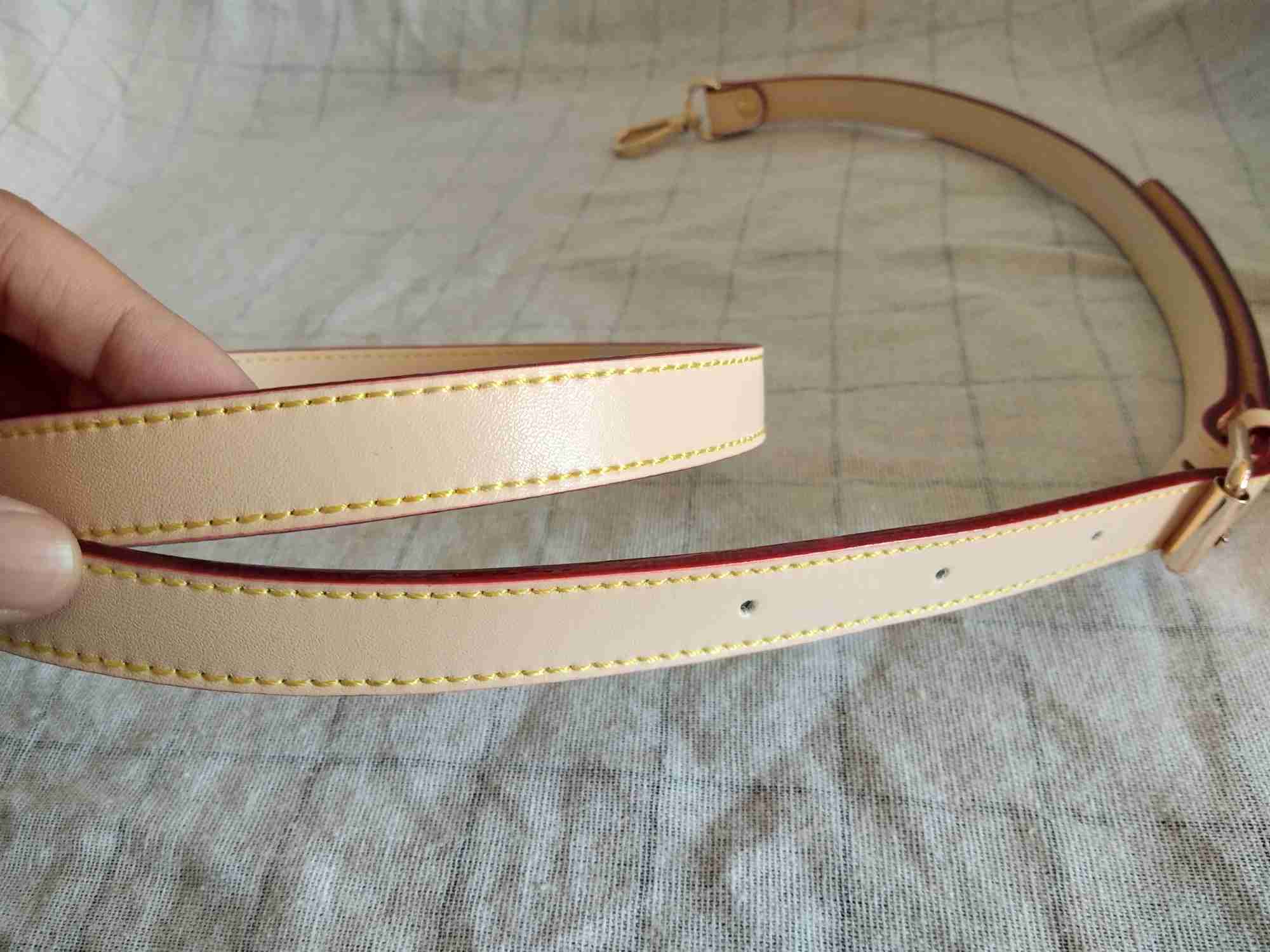 Cinghie di design di lusso Accessori per borse regolabili Cinturino in pelle di ricambio per cinturino in hardware dorato