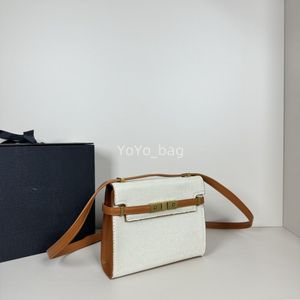 Diseñador de lujo Bolso de hombro de paja Moda Mujer Manhattan Messenger Bag Monederos y bolsos de cuero marrón negro Satchel Ladies Underarm Bag Alta calidad