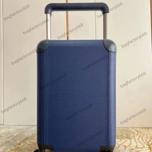 Maleta de diseño de lujo Horizon 55 Equipaje Caja de embarque Cabina de gran capacidad Alfabeto clásico Flor unisex Varilla de tracción para personas mayores Rueda universal Equipaje con ruedas Negro