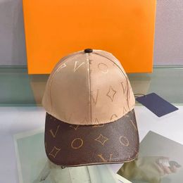 Diseñador de lujo gorra de béisbol de verano gorra de algodón multicolor estilo clásico hombres y mujeres parejas cómodo transpirable deportes viajes fotografía esencial